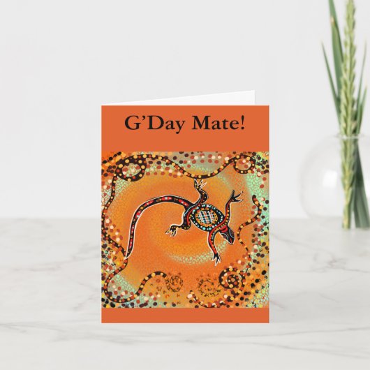 オーストラリア アート カード (正面)