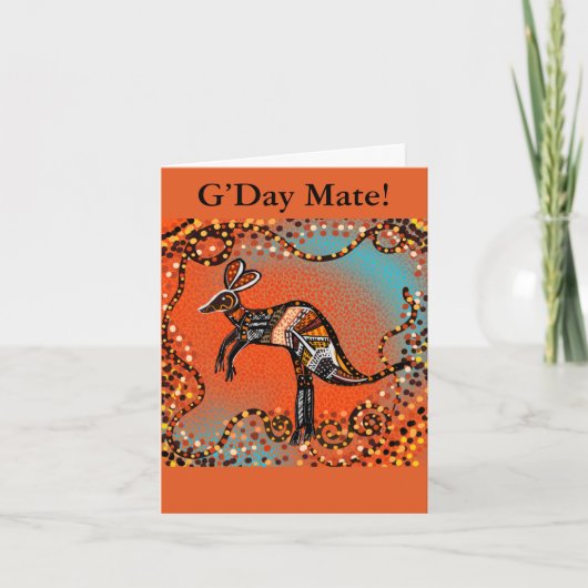 オーストラリア アート カード (正面)