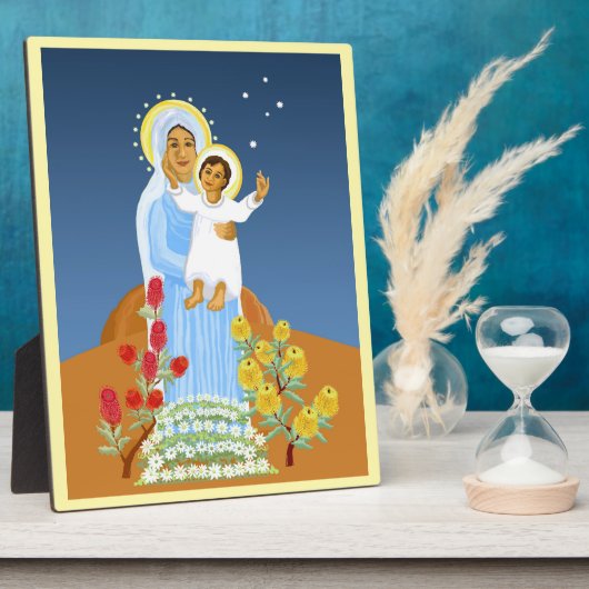 オーストラリア・イエスとマリア フォトプラーク (側面)