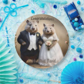 オーストラリア・ウォンバットのオーストラリア結婚結婚式 ペーパープレート (パーティー)