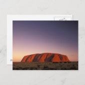 オーストラリア、ウルル・カタ・ジュタ国立公園、ウルル2 ポストカード (正面/裏面)