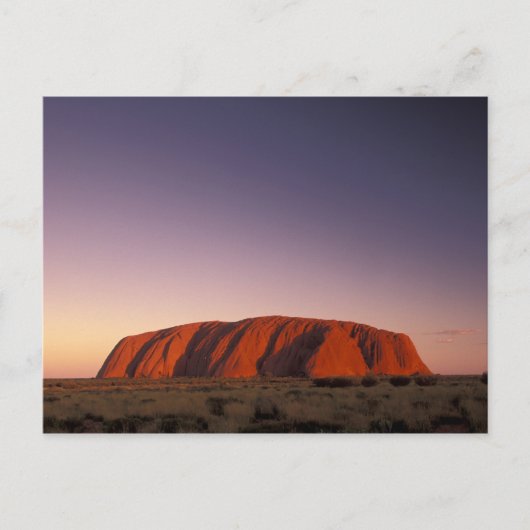 オーストラリア、ウルル・カタ・ジュタ国立公園、ウルル2 ポストカード (正面)