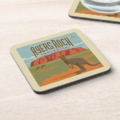 オーストラリア |エアーズロックカンガルー コースター (左側)