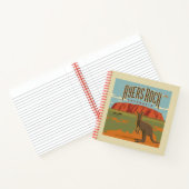 オーストラリア |エアーズロックカンガルー ノートブック (内部)