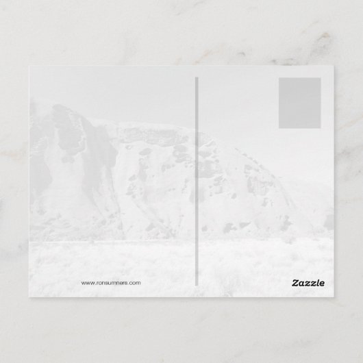 オーストラリア・エアーズロック ポストカード (裏面)