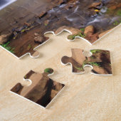 オーストラリア，エルリンジャの滝 ジグソーパズル (側面)