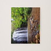 オーストラリア，エルリンジャの滝 ジグソーパズル (縦)