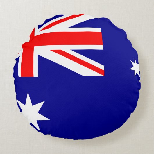 オーストラリア（オーストラリア）国旗 ラウンドクッション (正面)
