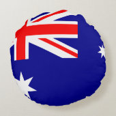 オーストラリア（オーストラリア）国旗 ラウンドクッション (裏面)