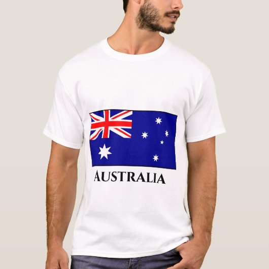 オーストラリア（オーストラリア）国旗 Tシャツ (正面)