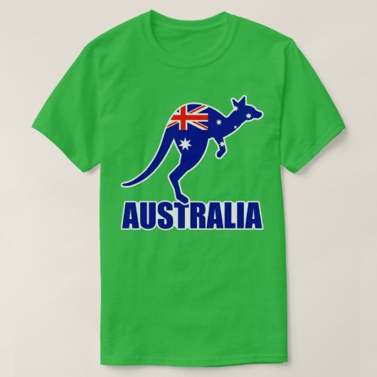 オーストラリア・カンガルー Tシャツ (デザイン正面)