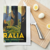 オーストラリア キッチンタオル (四つ折り)