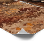 オーストラリア・キャトルドッグアートプリントポスター ポスター (角)