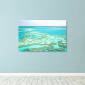 オーストラリア、クイーンズランド、ウィットサンデーコースト素晴らし、 キャンバスプリント (インサイチュ (ウッドフロア))