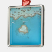 オーストラリア、クイーンズランド、ホワイトサンデー諸島 メタルオーナメント (左)