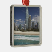 オーストラリア、クイーンズランド、金ゴールドコースト、サーファーズ メタルオーナメント (右)