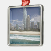 オーストラリア、クイーンズランド、金ゴールドコースト、サーファーズ メタルオーナメント (左)