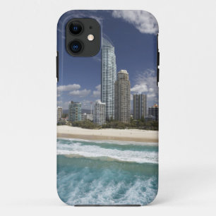 オーストラリア、クイーンズランド、金ゴールドコースト、サーファーズ iPhone 11 ケース
