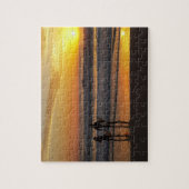 オーストラリア、クイーンズランド、金ゴールド海岸、サーファー ジグソーパズル (縦)