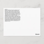 オーストラリア・クオッカ ポストカード (裏面)