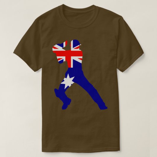 オーストラリア・クリケット Tシャツ (デザイン正面)