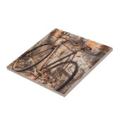 オーストラリア、クレアバレー、セブンヒル、古い自転車 タイル (側面)