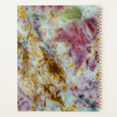 オーストラリア・グリーン・オパライト・スラブ プランナー手帳 (裏面)