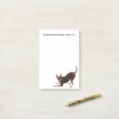 オーストラリア·ケルピー犬 ポストイット (デスク上)