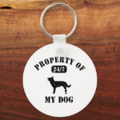 オーストラリア・ケルピー キーホルダー (正面)