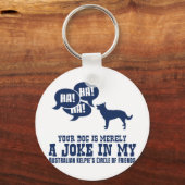 オーストラリア・ケルピー キーホルダー (正面)