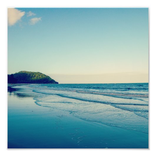 オーストラリア,ケープ艱難時代の午後の海 フォトプリント (正面)