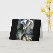 オーストラリア・コアラ・ベア カード (黄色い花)