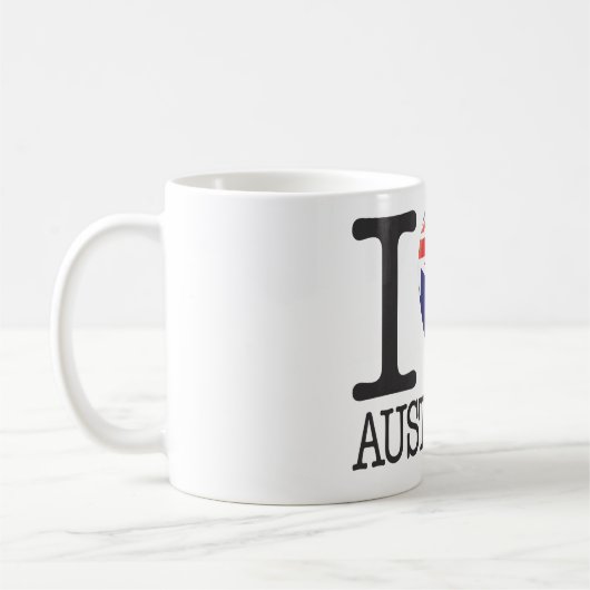 オーストラリア コーヒーマグカップ (左)