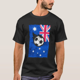 オーストラリア・サッカー・オーストラリア国旗 Tシャツ