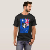 オーストラリア・サッカー・オーストラリア国旗 Tシャツ (正面フル)