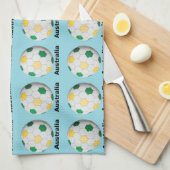 オーストラリア・サッカー キッチンタオル (四つ折り)