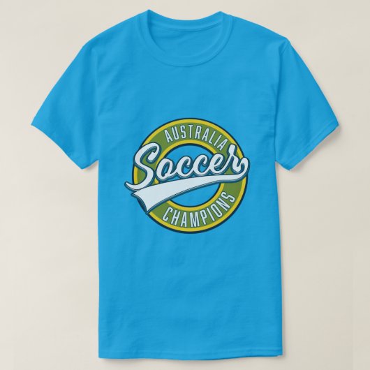 オーストラリア サッカー チャンピオン ロゴ. Tシャツ (デザイン正面)