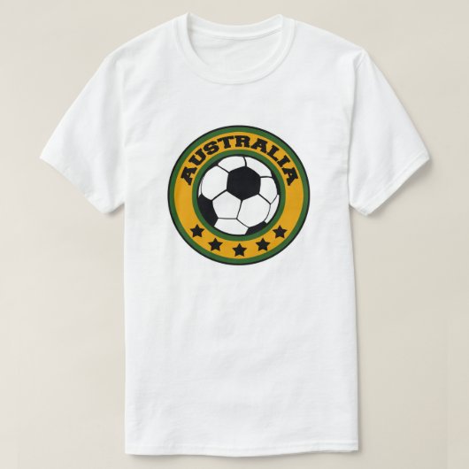 オーストラリア・サッカー Tシャツ (デザイン正面)