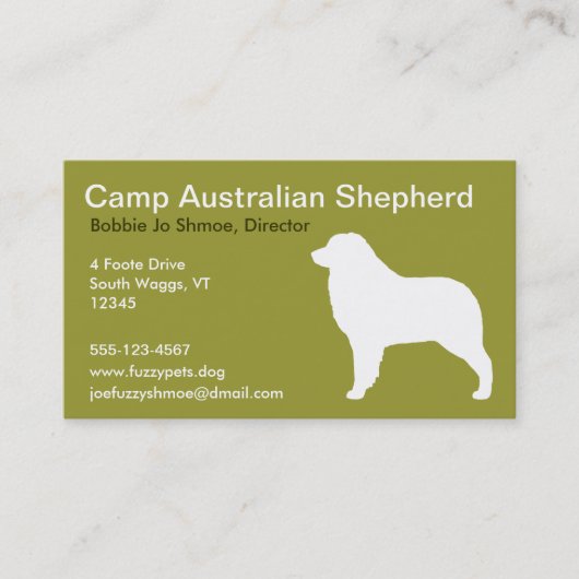 オーストラリア・シェハルト 名刺 (正面)