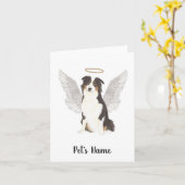 オーストラリア・シェパード・オーストラリア悔やみや弔慰記念館 カード (黄色い花)