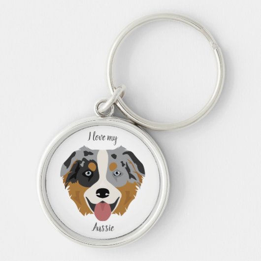オーストラリア・シェパード、オーストラリア キーホルダー (正面)