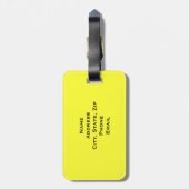 オーストラリア・シェパード ラゲッジタグ (裏面縦)