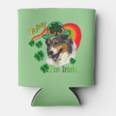 オーストラリア・シェパード・Saint patricks day 缶クーラー (正面)