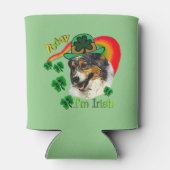 オーストラリア・シェパード・Saint patricks day 缶クーラー (裏面)