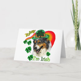 オーストラリア・シェパード・St patricks カード