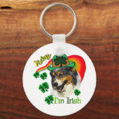オーストラリア・シェパード・St patricks キーホルダー (正面)
