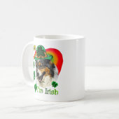 オーストラリア・シェパード・St patricks コーヒーマグカップ (正面左)