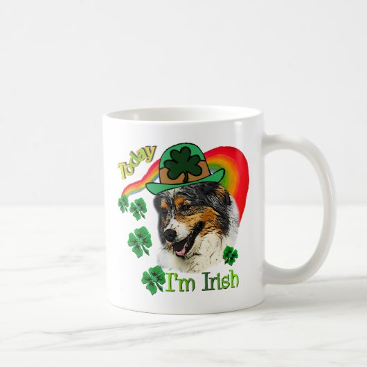 オーストラリア・シェパード・St patricks コーヒーマグカップ (右)