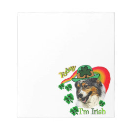 オーストラリア・シェパード・St patricks ノートパッド