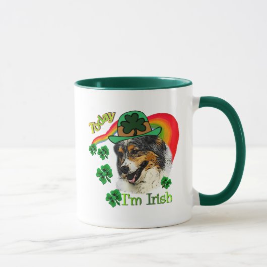 オーストラリア・シェパード・St patricks マグカップ (右)
